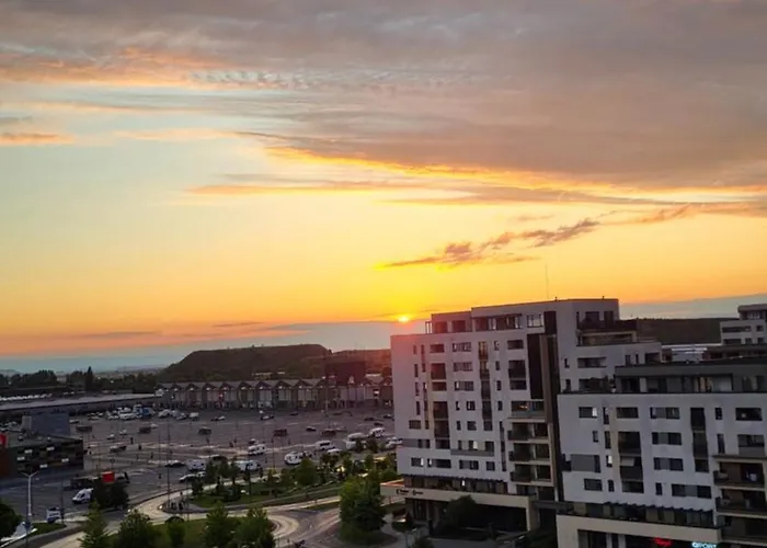 Lägenhet Luxury Panorama Apartament,coresi